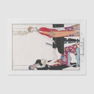 George Barbier, Art Deco Tissue Paper