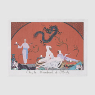 George Barbier, Art Deco Tissue Paper