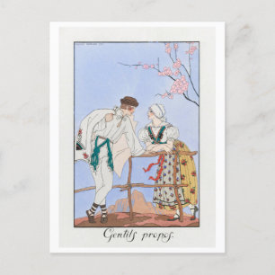 George Barbier, carte postale Art déco