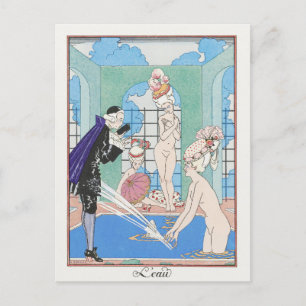 George Barbier, carte postale Art déco