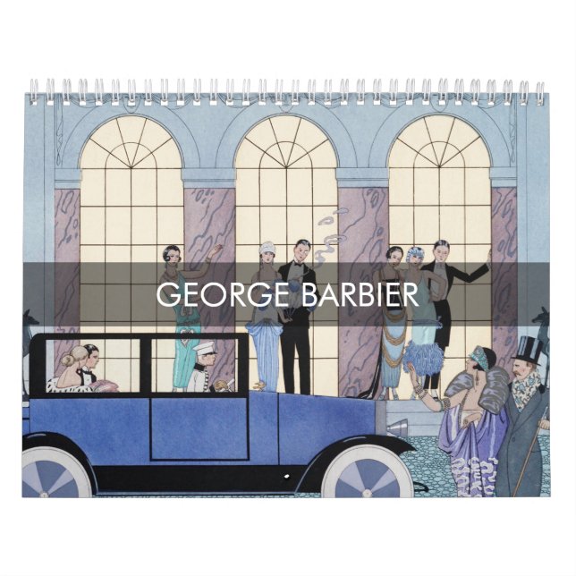 George Barbier Masterpiece Calendar (Cover)