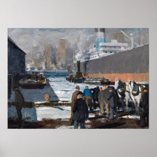 George Bellows Men of the Docks Poster