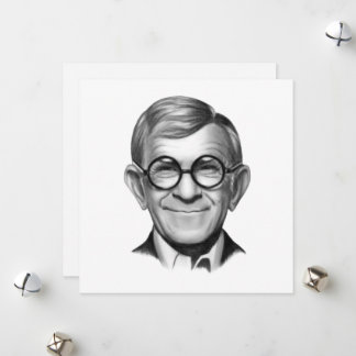 George Burns Holiday Card