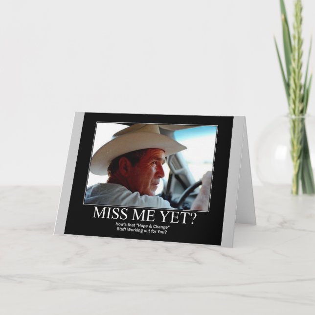 George Bush Card (Front)