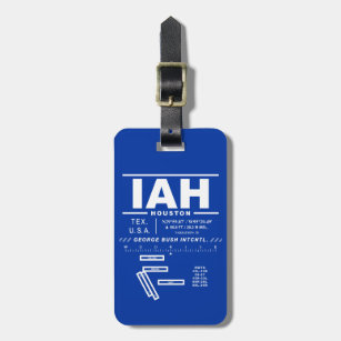 George Bush Intcntl Airport IAH Luggage Tag