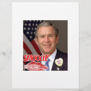 George Bush Valentine's Day Flyer
