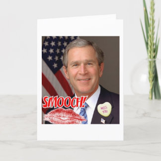 George Bush Valentine's Day Holiday Card