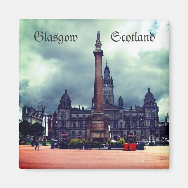 George Carré, Glasgow, Ecosse, aimant frigo (Devant)