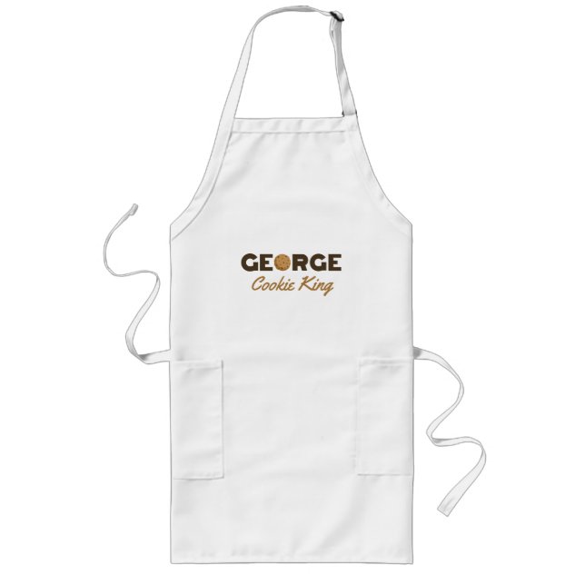 George cookie King Long Apron (Front)