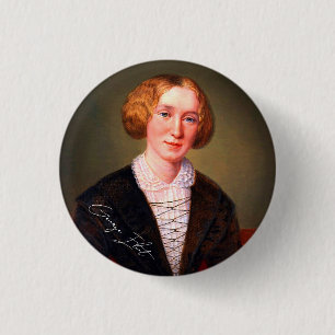 George Eliot 1 Inch Round Button