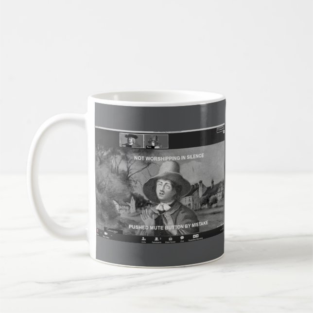 George Fox Zooming Café Mug (Gauche)