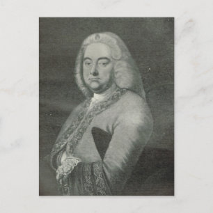 George Frederick Handel Postcard