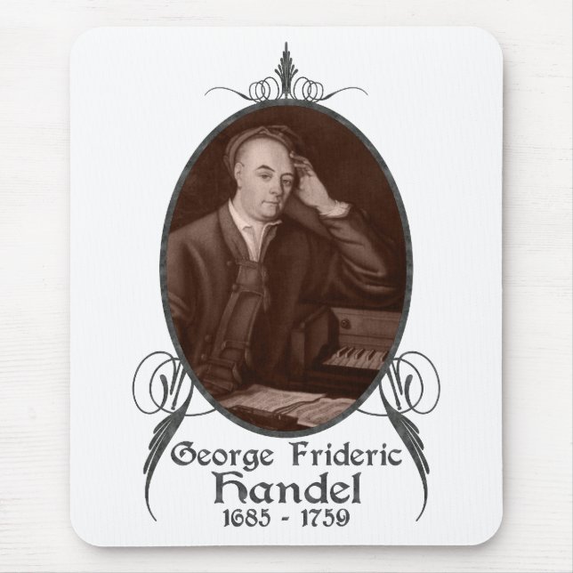 George Frideric Handel Mouse Pad (Front)