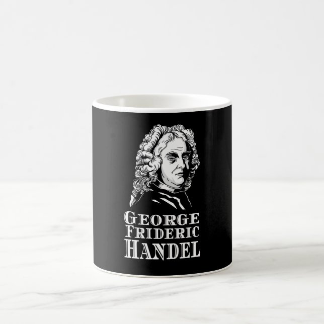 George Frideric Handel Portrait Coffee Mug (Center)
