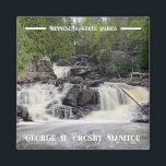George H. Crosby Manitou State Park Magnet<br><div class="desc">Celebrate the Minnesota State Parks and relive memories with this George H. Crosby Manitou State Park magnet. This Minnesota State Park was the first park in the system to be designed primarily for backpackers and remains a backpack-only park. The trails can be challenging, but you are rewarded with waterfalls cascading...</div>