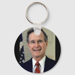 George H. W. Bush 41 Keychain