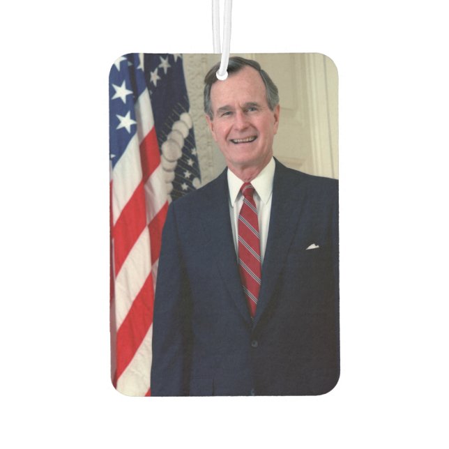George H. W. Bush Air Freshener (Back)