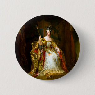 George Hayter Portrait of Queen Victoria 2 Inch Round Button