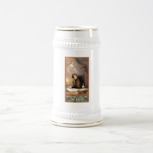 George Hazelton's The Raven (Edgar Allan Poe) 1908 Beer Stein