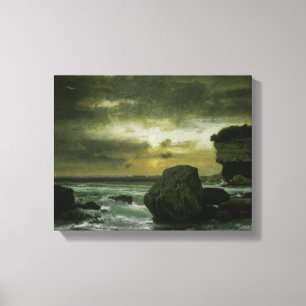 George Inness - A Marine Canvas Print