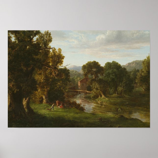 George Inness - The Old Mill Poster (Front)