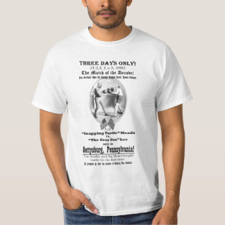 George Meade vs. Robert E. Lee Gettysburg Boxing T-Shirt