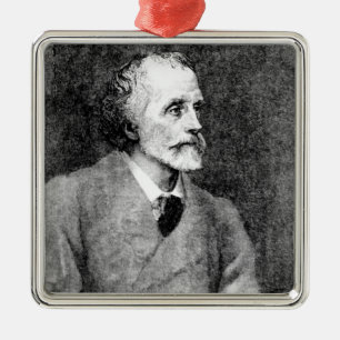 George Meredith Metal Ornament