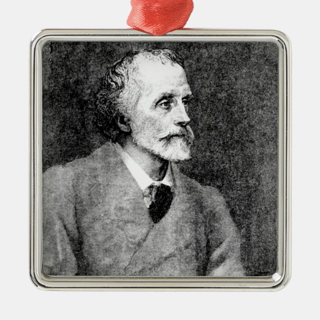 George Meredith Metal Ornament (Front)