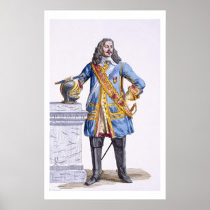 George Monke (1608-70) Duke of Albermarle from 'Re Poster