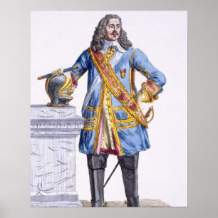 George Monke (1608-70) Duke of Albermarle from 'Re Poster