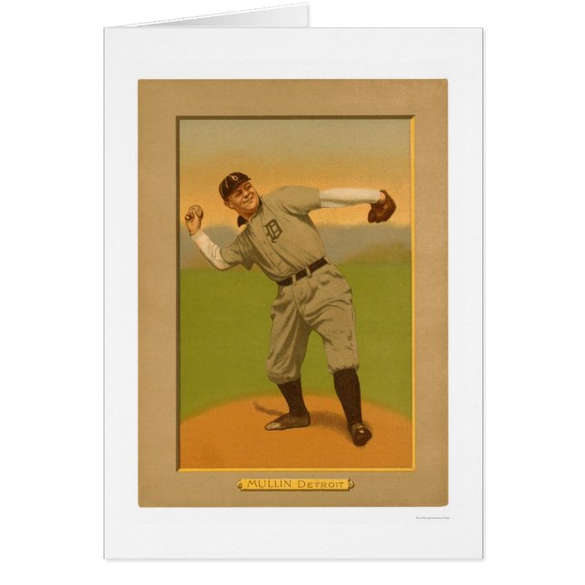 George Mullin Tigers Baseball 1911 (Front)