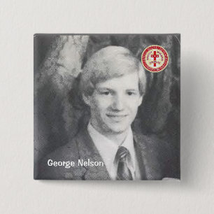 George Nelson 2 Inch Square Button