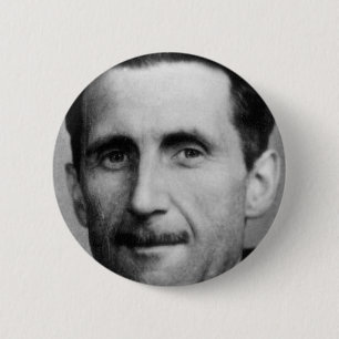 george orwell 2 inch round button