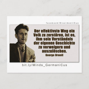 George Orwell: Geschichte Postcard