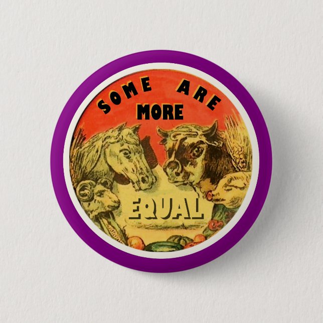George Orwell's Animal Farm 2 Inch Round Button (Front)