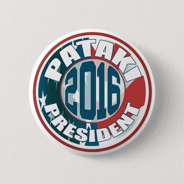 George Pataki for President in 2016 2 Inch Round Button (Front)