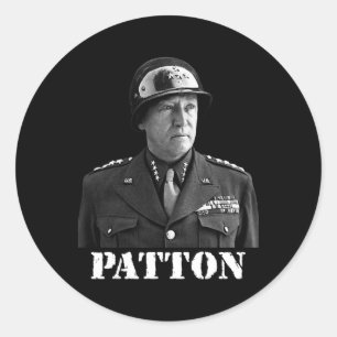 George Patton World War Ii Victory Memorial Indepe Classic Round Sticker