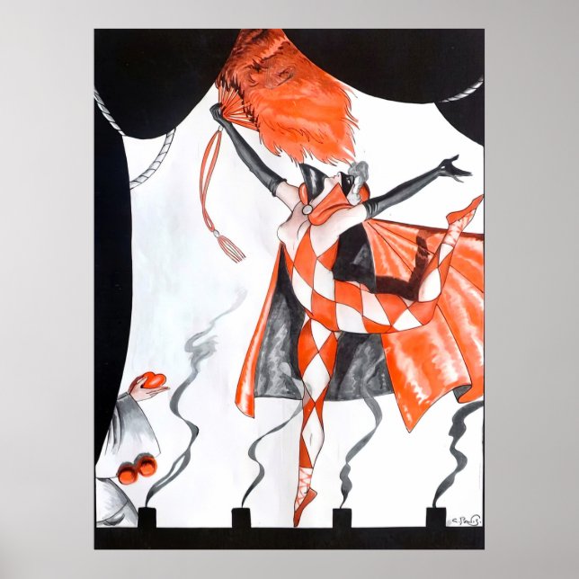 George Pavis - L'Eternelle Pantomime, 1923 Poster (Front)