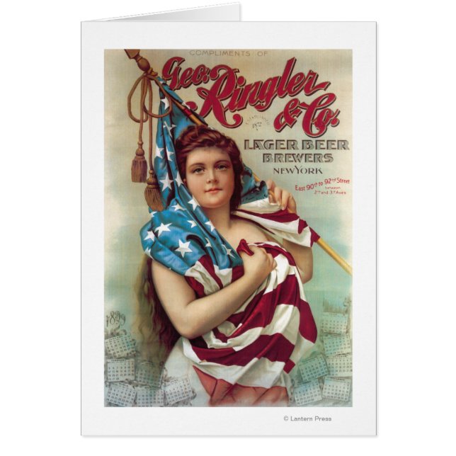 George Ringler & CO. Affiche de bière (Devant)