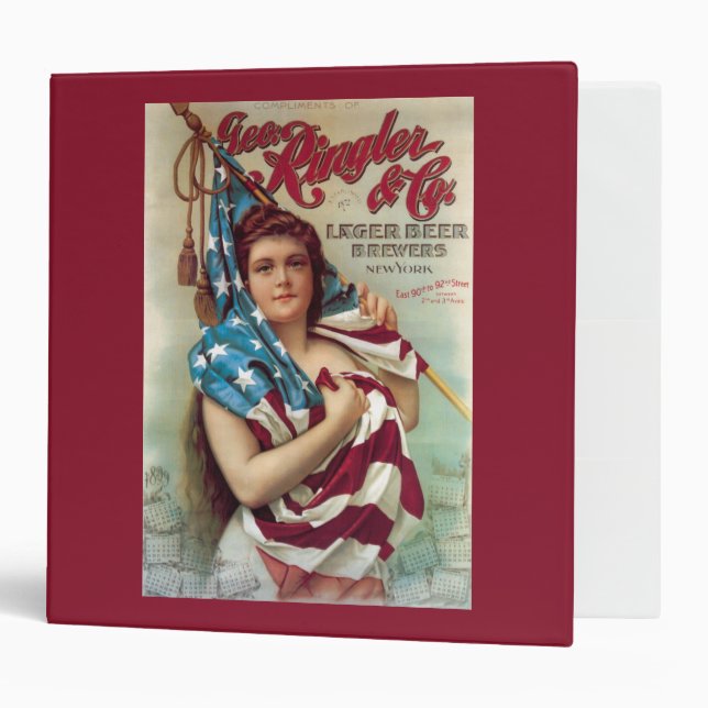 George Ringler & CO. Beer Poster Binder (Front/Inside)