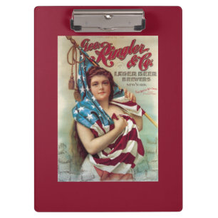 George Ringler & CO. Beer Poster Clipboard