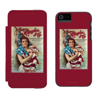 George Ringler & CO. Beer Poster Incipio Watson™ iPhone 5 Wallet Case