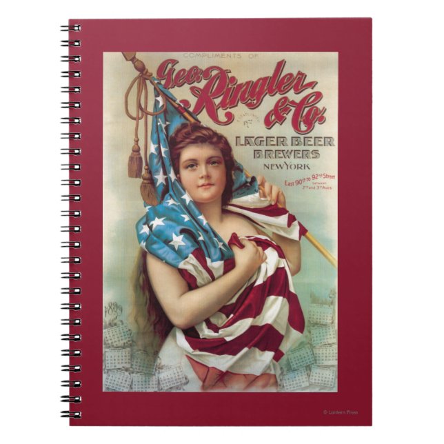 George Ringler & CO. Beer Poster Notebook (Front)