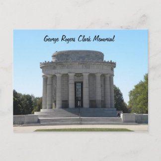 George Rogers Clark Memorial  ~ Vincennes, Indiana Postcard