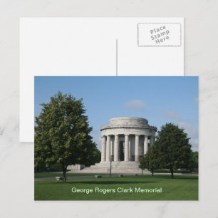 George Rogers Clark Memorial Vincennes Indiana Postcard