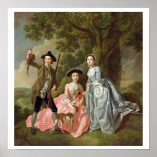 George Rogers with his Wife, Margaret, and his Sis Poster
