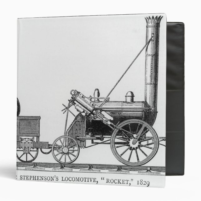 George Stephenson's Locomotive, 'Rocket', 1829 Binder (Front/Inside)