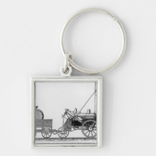 George Stephenson's Locomotive, 'Rocket', 1829 Keychain