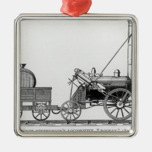 George Stephenson's Locomotive, 'Rocket', 1829 Metal Ornament