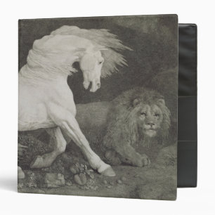 George Stubbs   A Horse Affrighted by a Lion, engr Binder